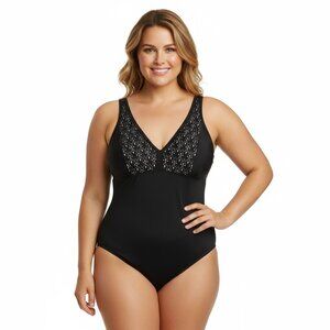 Krista Swimwear Black One-piece Bathing Suit